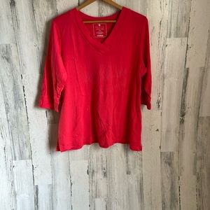 DD1 red long sleeve basix 18/20